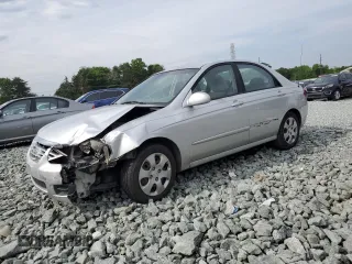 2007 Kia Spectra EX z VIN KNAFE121375410633, wystawiony jako Copart lot #57424305 z przebiegiem Nie podano mil oraz Szkoda całkowita • Salvage title. Historia ofert i sprzedaży dostępna na DreamBid. Obrazek 1.