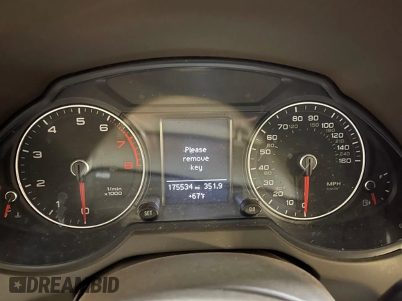 2013 Audi Q5 Premium with VIN WA1CFAFP1DA025697, listed as a Copart auction lot 51061445 with 175,534 mi miles and Clean Title. Bid and sale history available at carsss.com. Image 8.