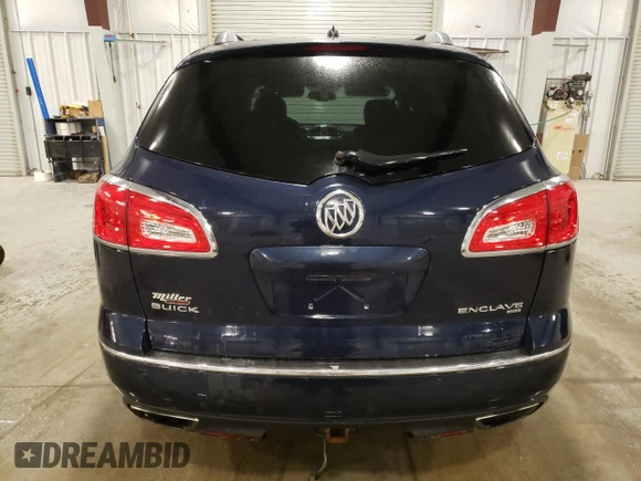 2015 Buick Enclave Leather with VIN 5GAKVBKD3FJ131885, listed as a Copart auction lot 48757765 with 206,292 mi miles and Salvage Title. Bid and sale history available at carsss.com. Image 6.