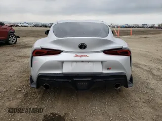 2021 Toyota GR Supra 3.0 with VIN WZ1DB0C03MW042934, listed as a Copart auction lot 45202914 with 34,631 mi miles and Salvage Title. Bid and sale history available at carsss.com. Image 6.