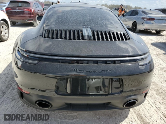 2024 Porsche 911 Carrera S with VIN WP0AB2A99RS220133, listed as a Copart auction lot 77070684 with 0 mi miles and Salvage Title. Bid and sale history available at carsss.com. Image 6.