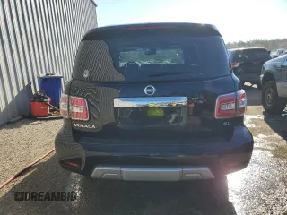 2017 Nissan Armada SV with VIN JN8AY2ND7H9008922, listed as a Copart auction lot 74460223 with 72,090 mi miles. Bid and sale history available at carsss.com. Image 6.
