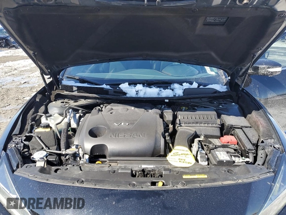 2023 Nissan Maxima SR with VIN 1N4AA6EV1PC505472, listed as a Copart auction lot 46052345 with 19,117 mi miles and Salvage title. Bid and sale history available at DreamBid. Image 12.