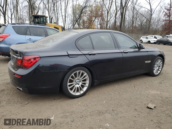 2014 BMW 7 Series 750i xDrive with VIN WBAYB6C52ED224729, listed as a Copart auction lot 77781224 with 0 mi miles and Salvage Title. Bid and sale history available at carsss.com. Image 3.