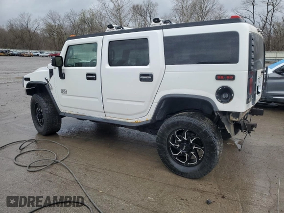 2006 Hummer H2 z VIN 5GRGN23UX6H104613, wystawiony jako Copart lot #51611815 z przebiegiem 186 543 mil mil oraz Szkody całkowita. Historia ofert i sprzedaży dostępna na DreamBid. Obrazek 2.