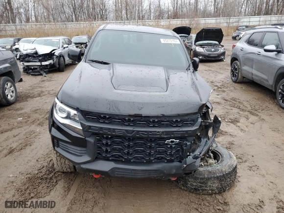 2022 Chevrolet Colorado 4WD ZR2 with VIN 1GCGTEEN5N1111166, listed as a Copart auction lot 85270164 with 60,564 mi miles and Non Repairable. Bid and sale history available at carsss.com. Image 5.