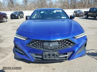 2021 Acura TLX w/A-Spec Package with VIN 19UUB6F52MA000536, listed as a Copart auction lot 50015785 with 81,798 mi miles and Salvage Title. Bid and sale history available at carsss.com. Image 5.