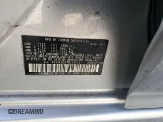 2017 Subaru Impreza Premium z VIN 4S3GKAD67H3625521, wystawiony jako Copart lot #87284794 z przebiegiem 18 637 mil mil oraz Szkoda całkowita • Salvage title. Historia ofert i sprzedaży dostępna na DreamBid. Obrazek 12.
