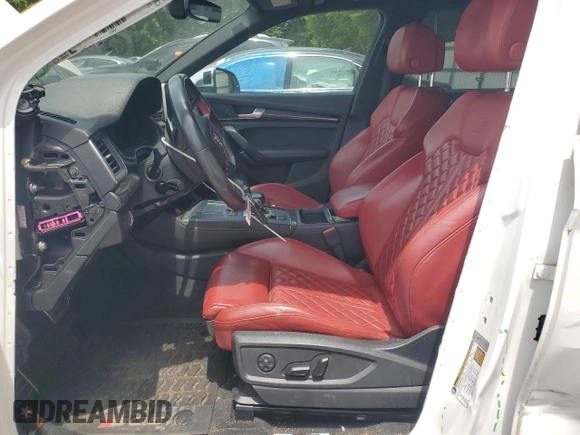 2018 Audi SQ5 Premium Plus с VIN WA1A4AFYXJ2051386, выставлен на аукционе Copart как лот 56706155 с пробегом 93 947 миль миль и Списание • Salvage title. История ставок и продаж доступна на DreamBid. Изображение 7.