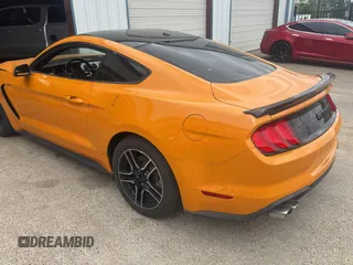 2019 Ford Mustang GT with VIN 1FA6P8CFXK5196514, listed as a Copart auction lot 55160435 with 19,914 mi miles and Clean Title. Bid and sale history available at carsss.com. Image 3.