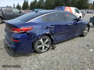 2019 Kia Optima LX with VIN 5XXGT4L39KG287505, listed as a Copart auction lot 51943985 with 37,304 mi miles and Salvage Title. Bid and sale history available at carsss.com. Image 3.