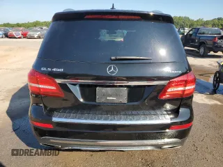 2017 Mercedes-Benz GLS 450 with VIN 4JGDF6EE9HA874694, listed as a Copart auction lot 69668974 with 128,694 mi miles and Salvage Title. Bid and sale history available at DreamBid. Image 6.