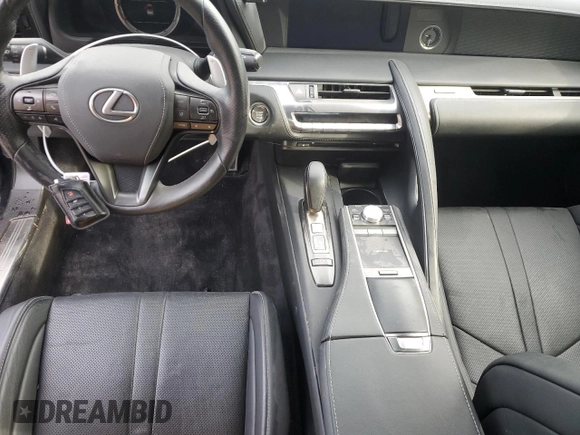 2021 Lexus LC 500h с VIN JTHKPAAY8MA102594, выставлен на аукционе Copart как лот 50404275 с пробегом 29 899 миль миль и Списание • Salvage title. История ставок и продаж доступна на DreamBid. Изображение 8.