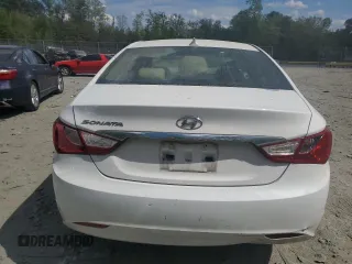2013 Hyundai Sonata GLS with VIN 5NPEB4AC1DH803019, listed as a Copart auction lot 54192145 with 166,456 mi miles and Salvage Title. Bid and sale history available at carsss.com. Image 6.