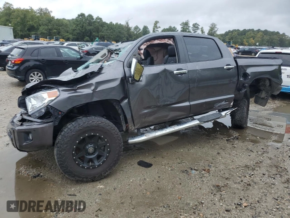 2015 Toyota Tundra 4WD Truck Platinum with VIN 5TFAW5F16FX462515, listed as a Copart auction lot 71388484 with 0 mi miles and Salvage Title. Bid and sale history available at carsss.com. Image 1.