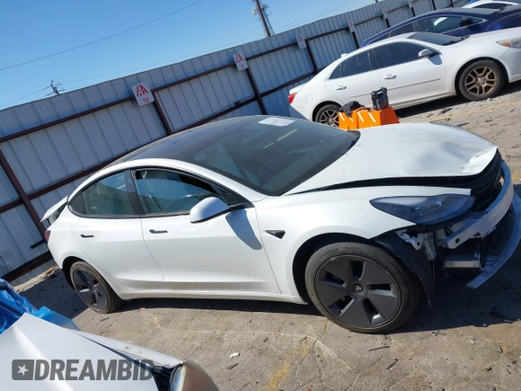 2022 Tesla Model 3 with VIN 5YJ3E1EA7NF103513, listed as a IAAI auction lot 41643592 with 35,631 mi miles and . Bid and sale history available at DreamBid. Image 13.