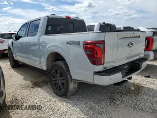 2024 Ford F-150 with VIN 1FTFW7LD7RFB19660, listed as a Copart auction lot 77467324 with 4,891 mi miles and Non repairable. Bid and sale history available at DreamBid. Image 2.