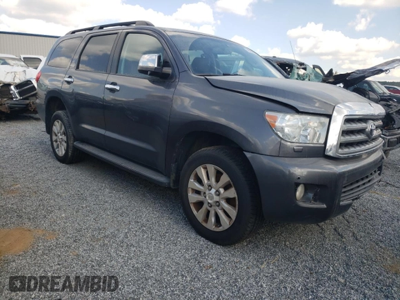 2016 Toyota Sequoia Platinum with VIN 5TDDY5G17GS134727, listed as a Copart auction lot 74923434 with 98,851 mi miles and Salvage Title. Bid and sale history available at carsss.com. Image 4.