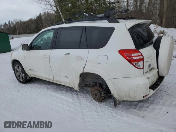 2010 Toyota RAV4 Sport with VIN 2T3RF4DV9AW041582, listed as a Copart auction lot 42402725 with 262,601 mi miles and Salvage Title. Bid and sale history available at carsss.com. Image 2.