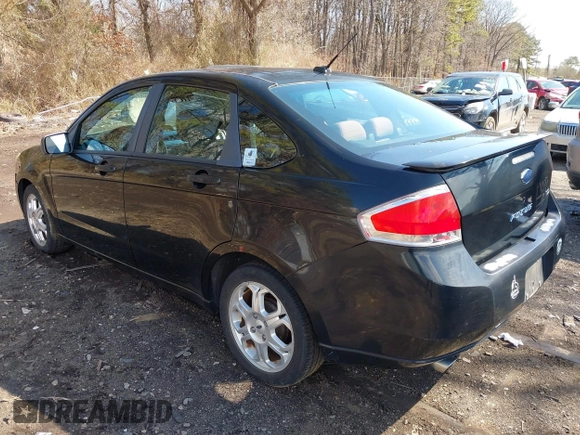 2009 Ford Focus SES with VIN 1FAHP36N49W207901, listed as a IAAI auction lot 41875523 with 95,089 mi miles. Bid and sale history available at carsss.com. Image 3.