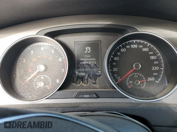2015 Volkswagen Golf SportWagen S with VIN 3VWA17AU1FM505365, listed as a Copart auction lot 81634734 with 173,166 mi miles and Salvage Title. Bid and sale history available at carsss.com. Image 9.