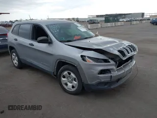 2016 Jeep Cherokee Sport with VIN 1C4PJLAB3GW159146, listed as a IAAI auction lot 42188887 with 115,151 mi miles and . Bid and sale history available at DreamBid. Image 1.