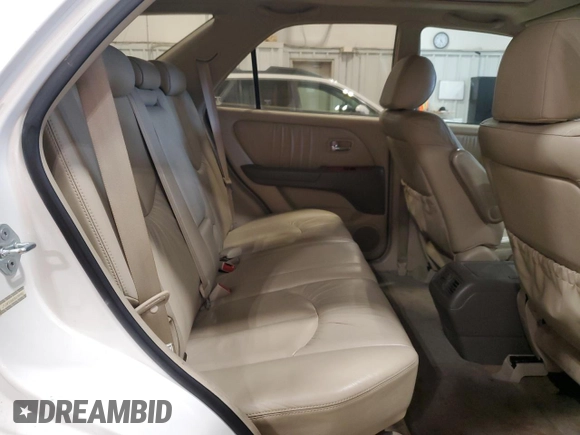 2003 Lexus RX 300 with VIN JTJHF10U030298982, listed as a Copart auction lot 61236885 with 232,276 mi miles and Non repairable. Bid and sale history available at DreamBid. Image 11.