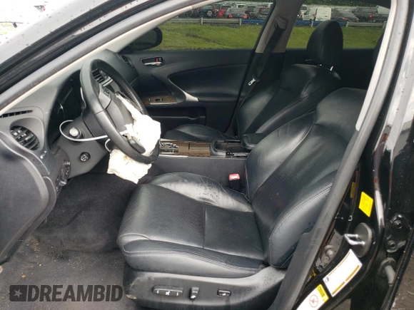 2011 Lexus IS 350 with VIN JTHCE5C21B5000344, listed as a Copart auction lot 55415854 with 138,750 mi miles and Salvage title. Bid and sale history available at DreamBid. Image 7.