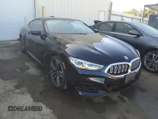 2023 BMW 8 Series 840i with VIN WBAAE2C04PCL62366, listed as a Copart auction lot 55849624 with 21,565 mi miles. Bid and sale history available at carsss.com. Image 4.