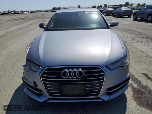 2016 Audi A6 Premium Plus with VIN WAUGFAFC9GN115615, listed as a Copart auction lot 55492445 with 121,509 mi miles and Salvage title. Bid and sale history available at DreamBid. Image 5.