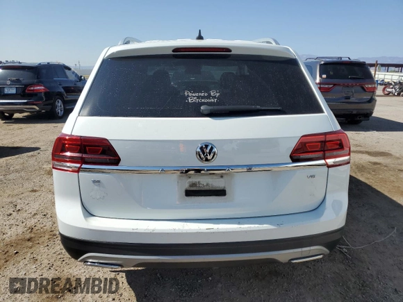 2018 Volkswagen Atlas SE with VIN 1V2CR2CA6JC575771, listed as a Copart auction lot 60574805 with 108,433 mi miles and Salvage title. Bid and sale history available at DreamBid. Image 6.