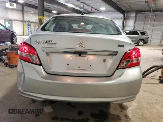2020 Mitsubishi Mirage G4 SE with VIN ML32F4FJ2LHF00459, listed as a Copart auction lot 53463115 with 61,234 mi miles and Salvage Title. Bid and sale history available at carsss.com. Image 6.