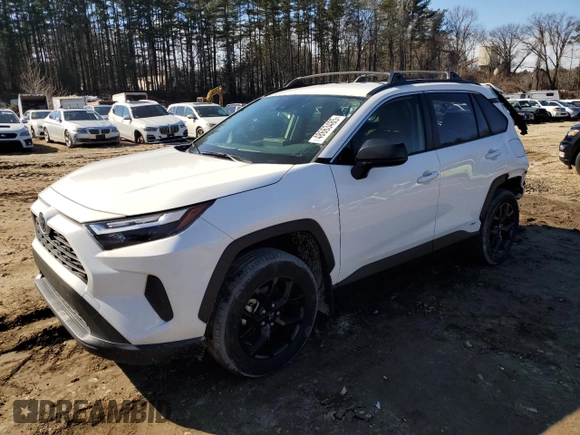 2023 Toyota RAV4 Hybrid LE with VIN JTMLWRFVXPD196941, listed as a Copart auction lot 48663485 with 23,759 mi miles and Salvage Title. Bid and sale history available at carsss.com. Image 1.