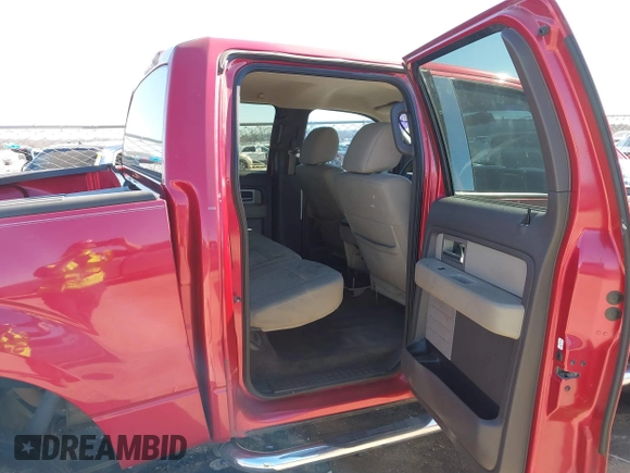 2010 Ford F-150 XL with VIN 1FTEW1C84AFB78455, listed as a IAAI auction lot 41489596 with 190,651 mi miles. Bid and sale history available at carsss.com. Image 8.