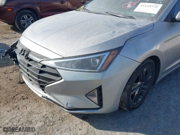 2020 Hyundai Elantra SEL with VIN 5NPD84LFXLH553487, listed as a IAAI auction lot 41154538 with 148,652 mi miles. Bid and sale history available at carsss.com. Image 18.