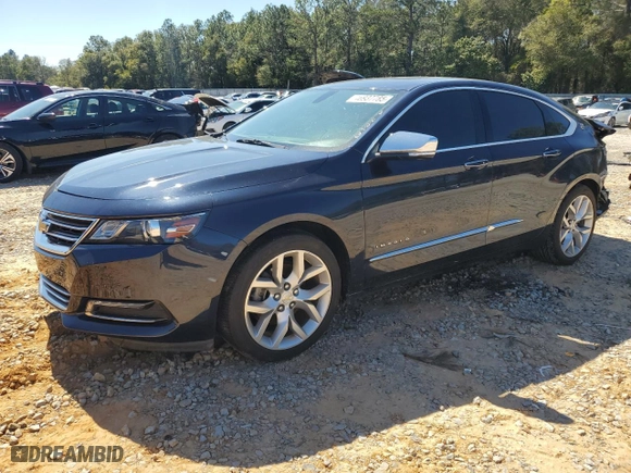 2018 Chevrolet Impala Premier with VIN 2G1125S3XJ9159885, listed as a Copart auction lot 46937785 with 127,312 mi miles and Salvage Title. Bid and sale history available at carsss.com. Image 1.