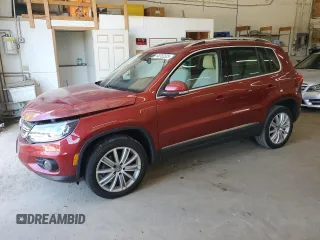 2016 Volkswagen Tiguan SE with VIN WVGAV7AX2GW048564, listed as a Copart auction lot 63252325 with 58,276 mi miles and Salvage title. Bid and sale history available at DreamBid. Image 1.