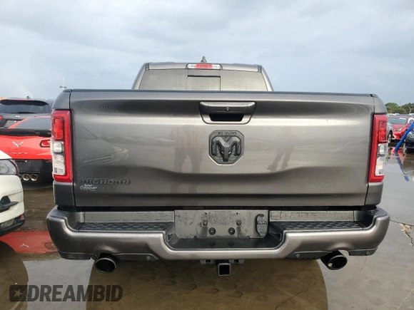 2022 Ram 1500 Big Horn with VIN 1C6RREMT1NN436517, listed as a Copart auction lot 73891714 with 0 mi miles and Non Repairable. Bid and sale history available at carsss.com. Image 6.
