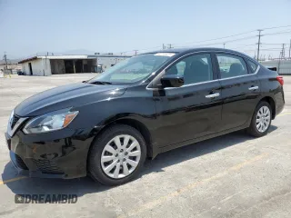 2017 Nissan Sentra SV with VIN 3N1AB7AP0HY363325, listed as a Copart auction lot 58713625 with 56,101 mi miles and Salvage title. Bid and sale history available at DreamBid. Image 1.
