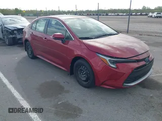 2024 Toyota Corolla Hybrid LE with VIN JTDBCMFE7RJ036303, listed as a IAAI auction lot 41835433 with 5 mi miles. Bid and sale history available at carsss.com. Image 1.