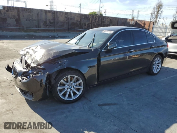 2014 BMW 5 Series 535d with VIN WBAXA5C58ED691145, listed as a Copart auction lot 50020125 with 141,297 mi miles and Salvage Title. Bid and sale history available at carsss.com. Image 1.