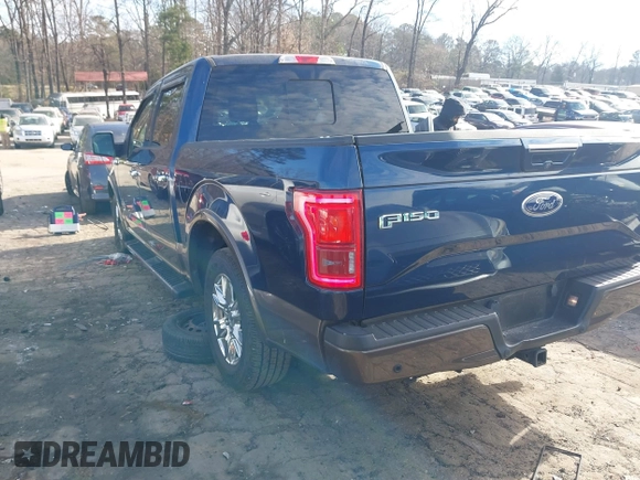 2015 Ford F-150 XL with VIN 1FTEW1CP2FFC67620, listed as a IAAI auction lot 41269500 with 74,009 mi miles. Bid and sale history available at carsss.com. Image 3.