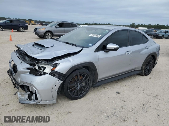 2022 Subaru WRX Limited with VIN JF1VBAN62N8005041, listed as a Copart auction lot 87932955 with 33,020 mi miles and Salvage Title. Bid and sale history available at carsss.com. Image 1.