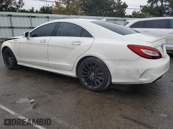 2015 Mercedes-Benz CLS-Class CLS 550 with VIN WDDLJ9BB0FA150843, listed as a Copart auction lot 80978534 with 83,436 mi miles and Salvage Title. Bid and sale history available at carsss.com. Image 2.