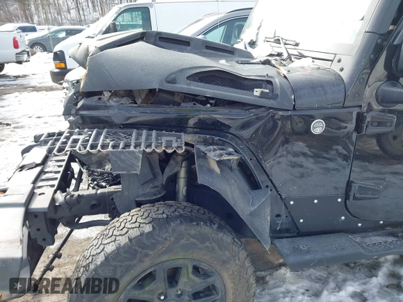 2017 Jeep Wrangler Unlimited Sport with VIN 1C4BJWDG1HL559261, listed as a IAAI auction lot 41367792 with 96,284 mi miles. Bid and sale history available at carsss.com. Image 19.