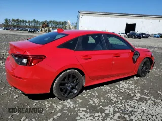 2022 Honda Civic Sedan Sport with VIN 2HGFE2F5XNH503517, listed as a Copart auction lot 49623385 with 66,450 mi miles and Salvage Title. Bid and sale history available at carsss.com. Image 3.