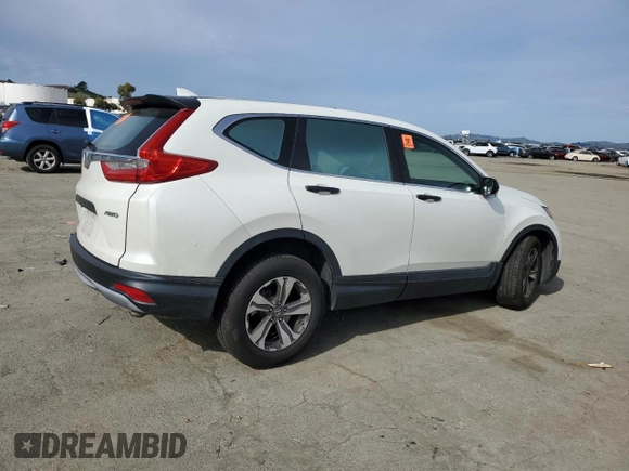 2017 Honda CR-V LX with VIN 2HKRW6H37HH205112, listed as a Copart auction lot 45065765 with 39,927 mi miles and Salvage Title. Bid and sale history available at DreamBid. Image 3.