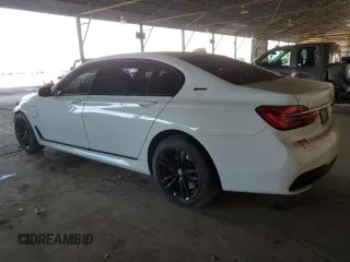 2018 BMW 7 Series 740e xDrive iPerformance with VIN WBA7J2C58JG938333, listed as a Copart auction lot 53069585 with 216,353 mi miles and Clean Title. Bid and sale history available at carsss.com. Image 2.