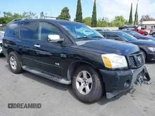 2006 Nissan Armada LE z VIN 5N1AA08A16N710269, wystawiony jako IAAI lot #42250893 z przebiegiem 154 877 mil mil oraz . Historia ofert i sprzedaży dostępna na DreamBid. Obrazek 1.