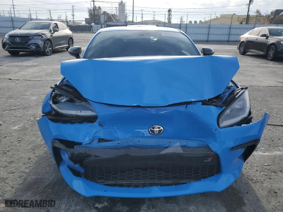 2022 Toyota GR86 with VIN JF1ZNBC19N8751797, listed as a Copart auction lot 86563554 with 60,396 mi miles and Salvage Title. Bid and sale history available at carsss.com. Image 5.